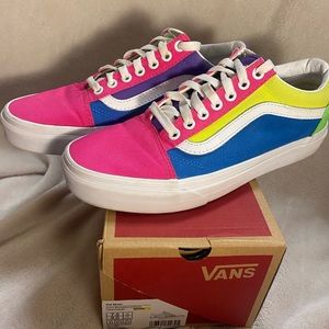 Neon Color block Vans